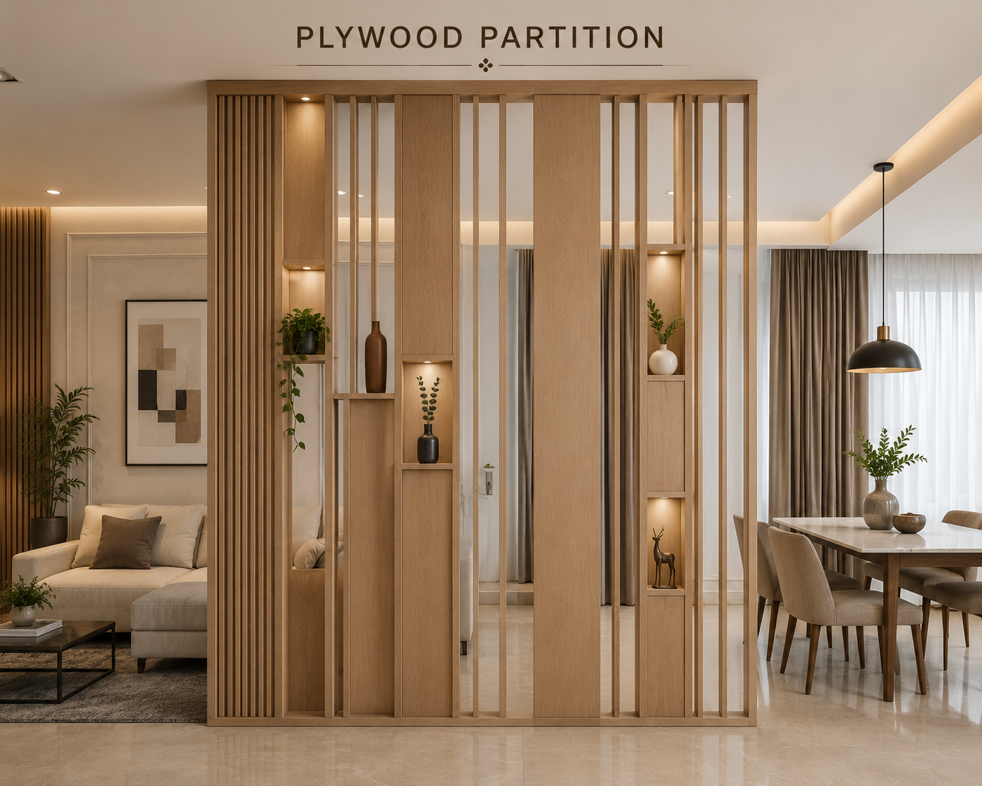 Plywood Partition